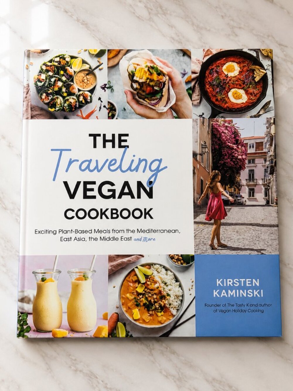 The Traveling Vegan Cookbook by Kirsten Kaminski Hardcover NEW